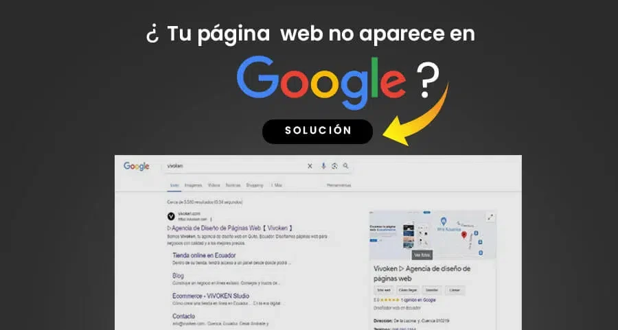 Soluciones SEO si tu web no aparece en Google en Lanzarote o Bilbao.
