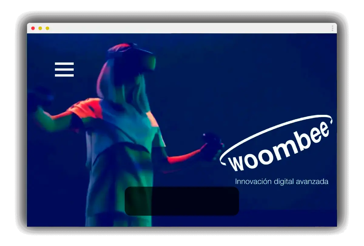 Página web hecha para una empresa de innovacion en diseño 3d y arquitectura